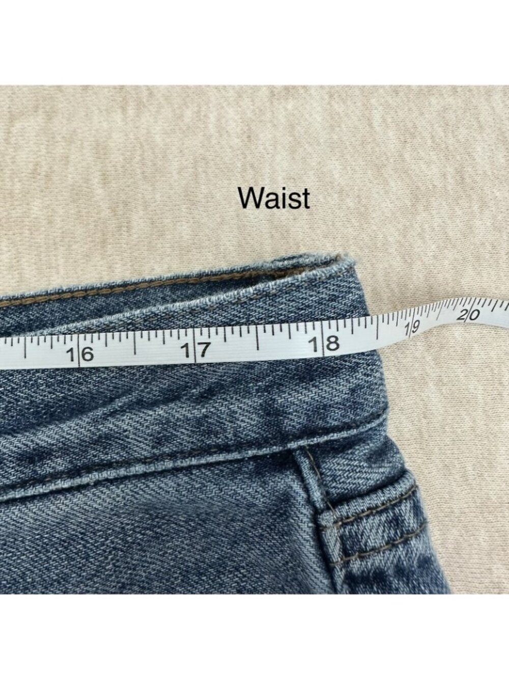 Pistola Donny Jeans Women’s Size 32 Blue Cotton High-Rise Relaxed Denim Pants - Picture 9 of 12